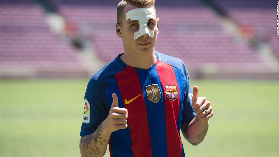 Barcelona also completed the &amp;euro;16.5 million ($18.4 million) signing of France international left-back Lucas Digne from Paris Saint-Germain on July 13.