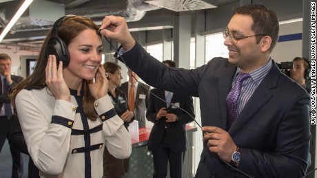 Catherine, Duchess of Cambridge, patron of Ainslie&#39;s 1851 Trust, opened the &quot;Tech Deck&quot; Education Center at the team&#39;s Portsmouth base in May.