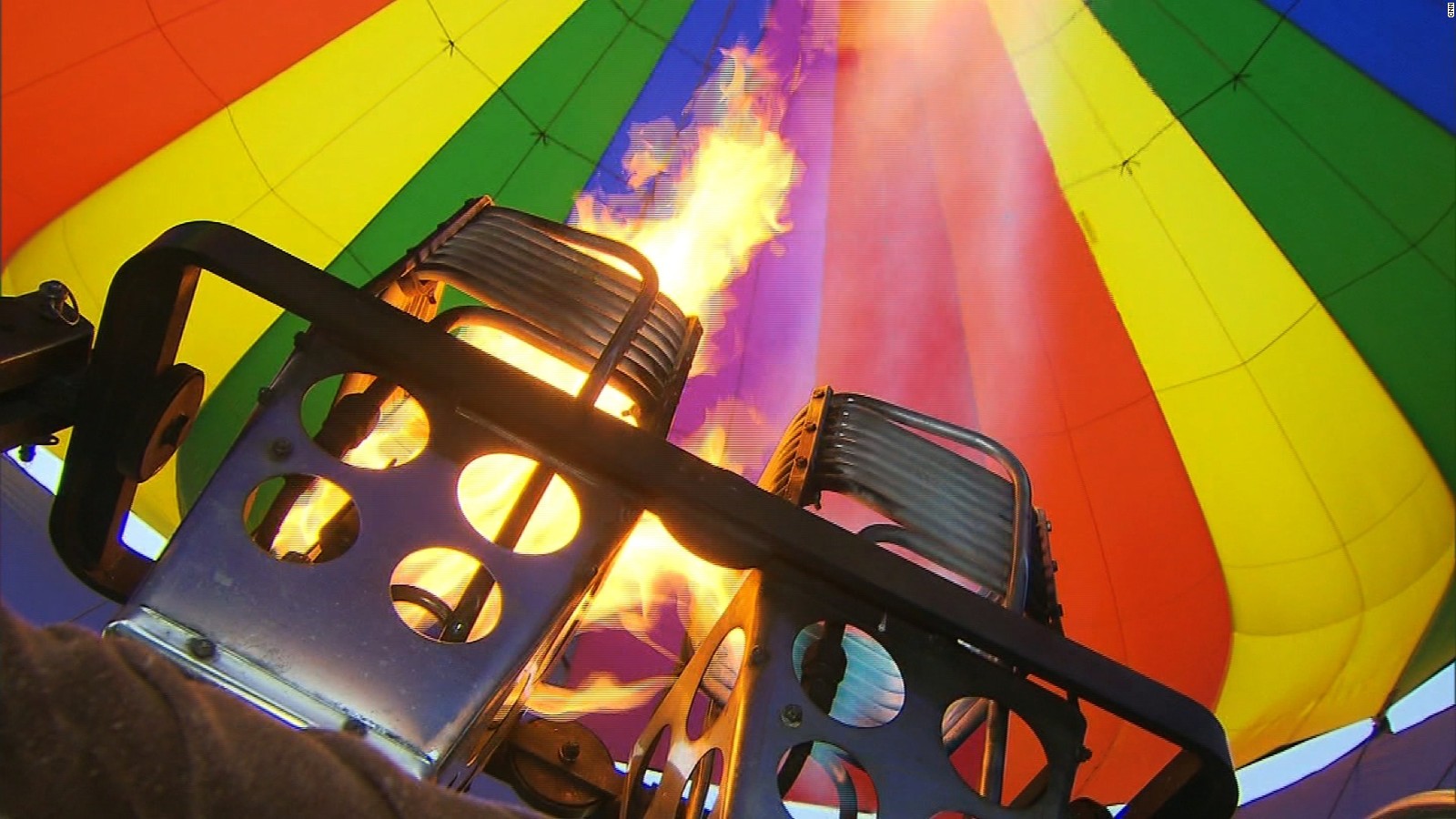 hot air balloon video