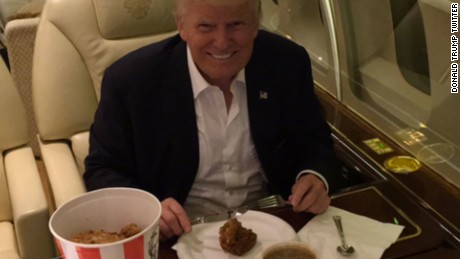 From a block of cheese to KFC, a taste of presidential eating habits