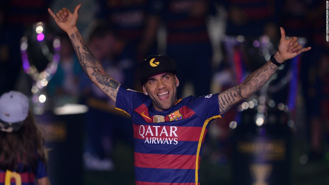 Juventus signed Brazilian defender Dani Alves on a free transfer from Barcelona on June 27 after his contract at the Spanish club expired.