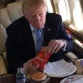 donald trump on plane 