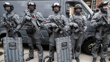 Armed officers will reassure and help the public against any attackers, the police comissioner says.