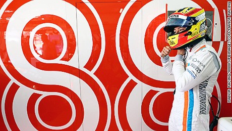 Rio Haryanto on practise day at the Spanish Grand Prix in Barcelona.