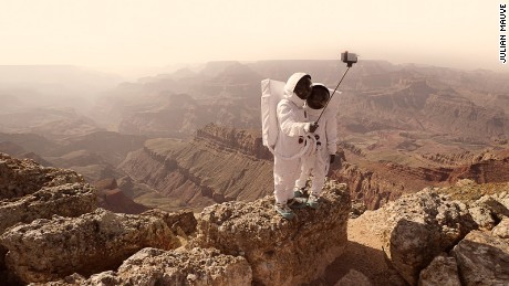 Would you take a selfie on Mars? Julien Mauve snaps interplanetary tourists 