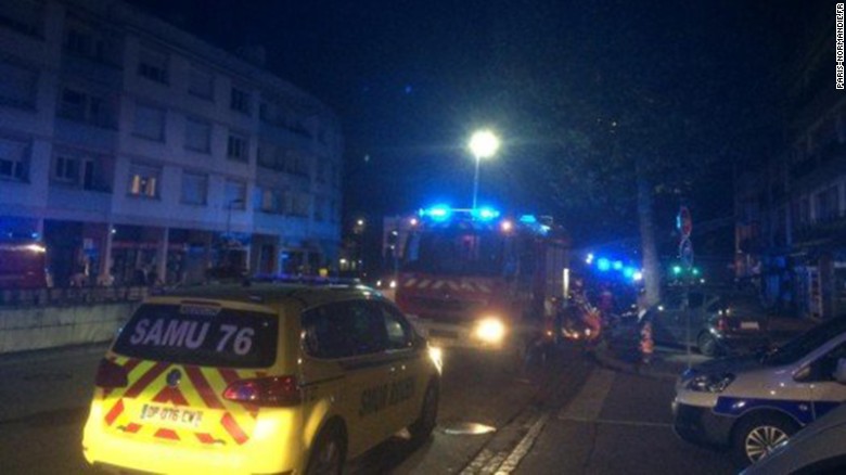 French bar fire witness: Suddenly everything blew