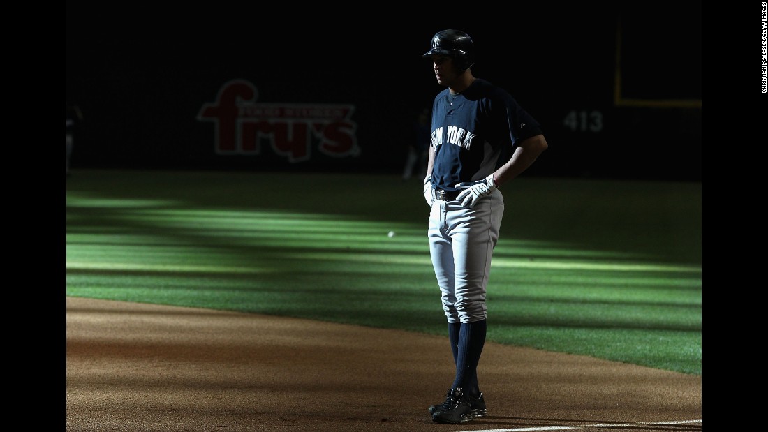 Rodriguez warms up before a game against the Arizona Diamondbacks at Chase Field on June 23, 2010 in Phoenix.