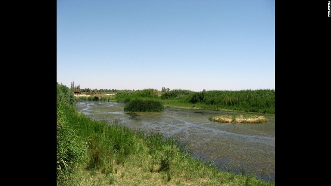 The wetlands/reserve in Jordan near Azraq have a lower water table due to development nearby, giving the archeologists access to many new finds.