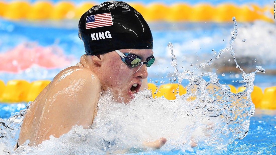 U.S. swimmer Lilly King set an Olympic record to win gold in the 100-meter breaststroke on Monday, August 8. Leading up to the final, King &lt;a href=&quot;http://www.cnn.com/2016/08/08/sport/rio-olympics-russia-booed-lilly-king-yuliya-efimov/&quot; target=&quot;_blank&quot;&gt;had called out Russian rival Yulia Efimova,&lt;/a&gt; who faced two bans for performance-enhancing drugs before eventually being allowed to swim in Rio. Efimova finished in second place.