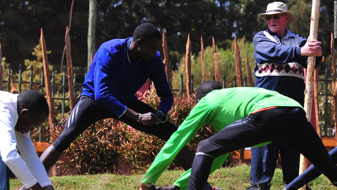 Rudisha trained at the famed running camps of Irish priest Colm O&#39;Connell, pictured right, in Iten. O&#39;Connell is a missionary who arrived in Kenya in the 1970s and became so good at coaching children he was asked to pick the national team. 