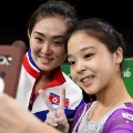 viral olympics korean selfie