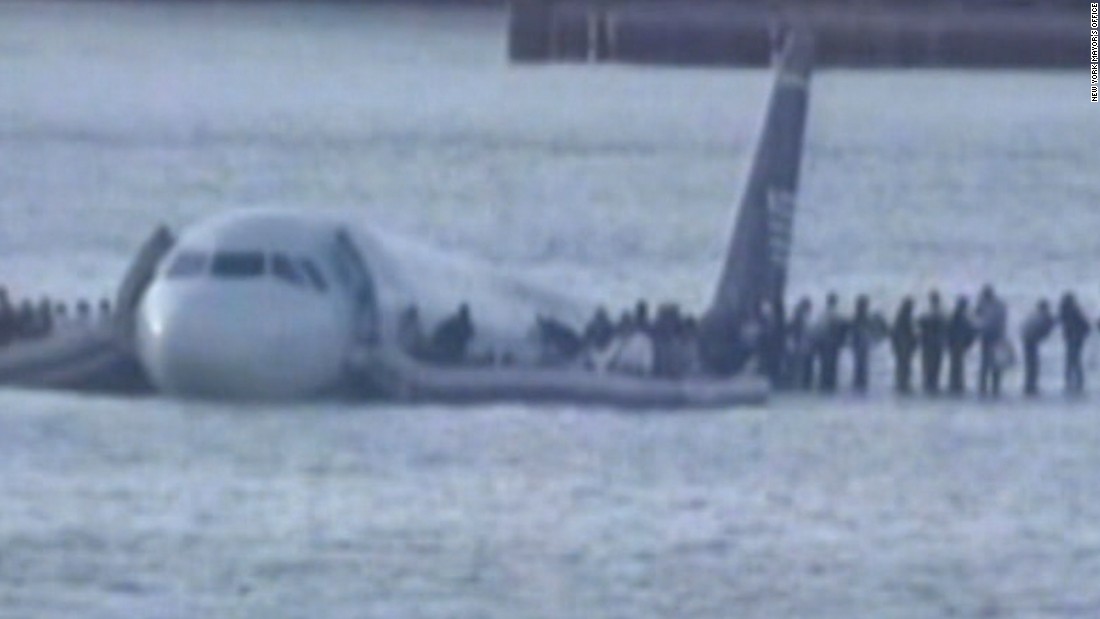 2009 Airplane crashlands into Hudson River; all aboard reported safe