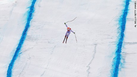 U.S. skier Travis Ganong competes in the downhill during the 2014 Winter Games in Sochi, Russia. &quot;You&#39;ve got to put on skis, get up on the mountain with the other Olympic athletes and ski the same mountain as them,&quot; Bello said.