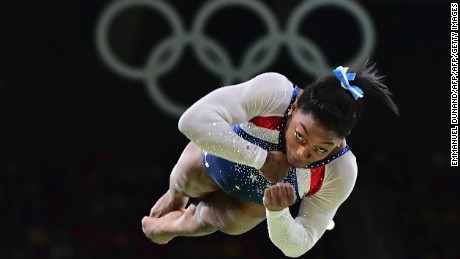 Biles was the star attraction at the gymnastics all-around final.