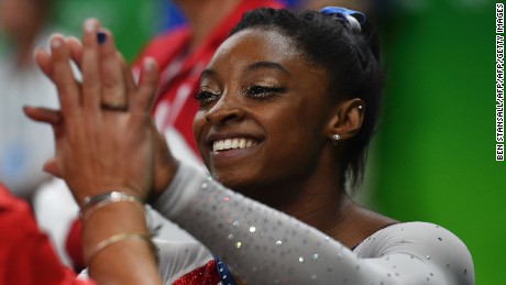 Simone Biles wins all-around gold at Rio Games in US one-two