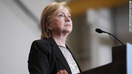 WARREN, MI - AUGUST 11: Democratic presidential nominee Hillary Clinton delivers a speech on the U.S economy at Futuramic Tool &amp; Engineering August 11, 2016 in Warren, Michigan. In her speech, Clinton contrasted her economic plan to that of Republican presidential nominee Donald Trump&#39;s. (Photo by Bill Pugliano/Getty Images)