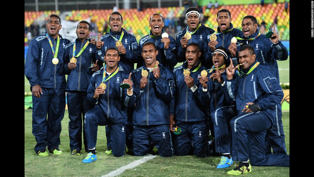 The Fijians were the favorites to win the brand-new men&#39;s rugby sevens event, and they did so in delightful form. Their win wasn&#39;t only Fiji&#39;s first Olympic gold, it was also the country&#39;s first medal(s!) ever. 