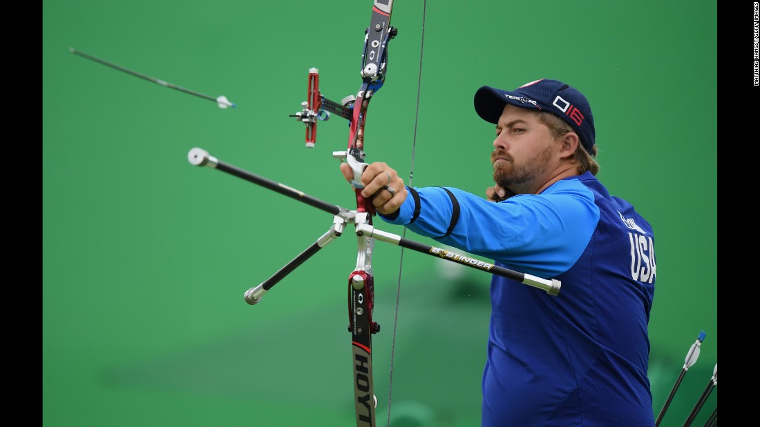 U.S. archer Brady Ellison won a bronze medal in the individual competition.