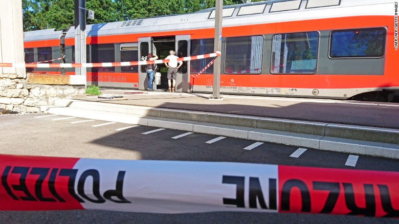 Six people hurt in a Swiss train attack