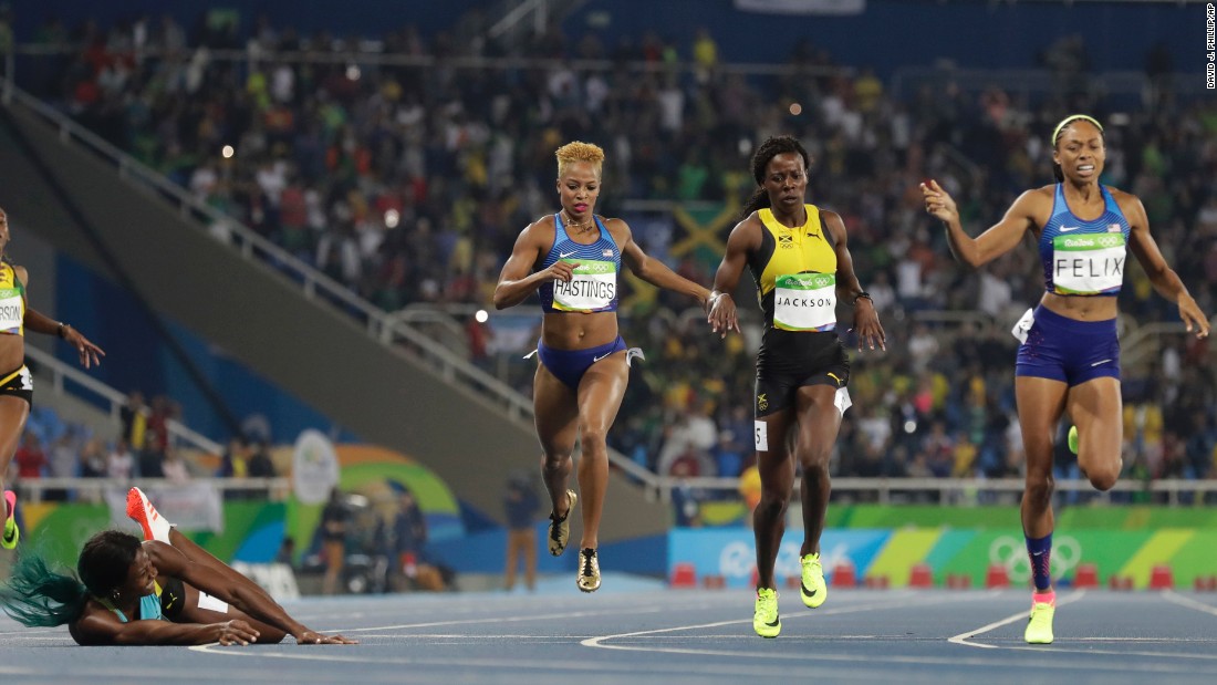 Felix now has seven Olympic medals in her career. Jamaica&#39;s Shericka Jackson finished third.