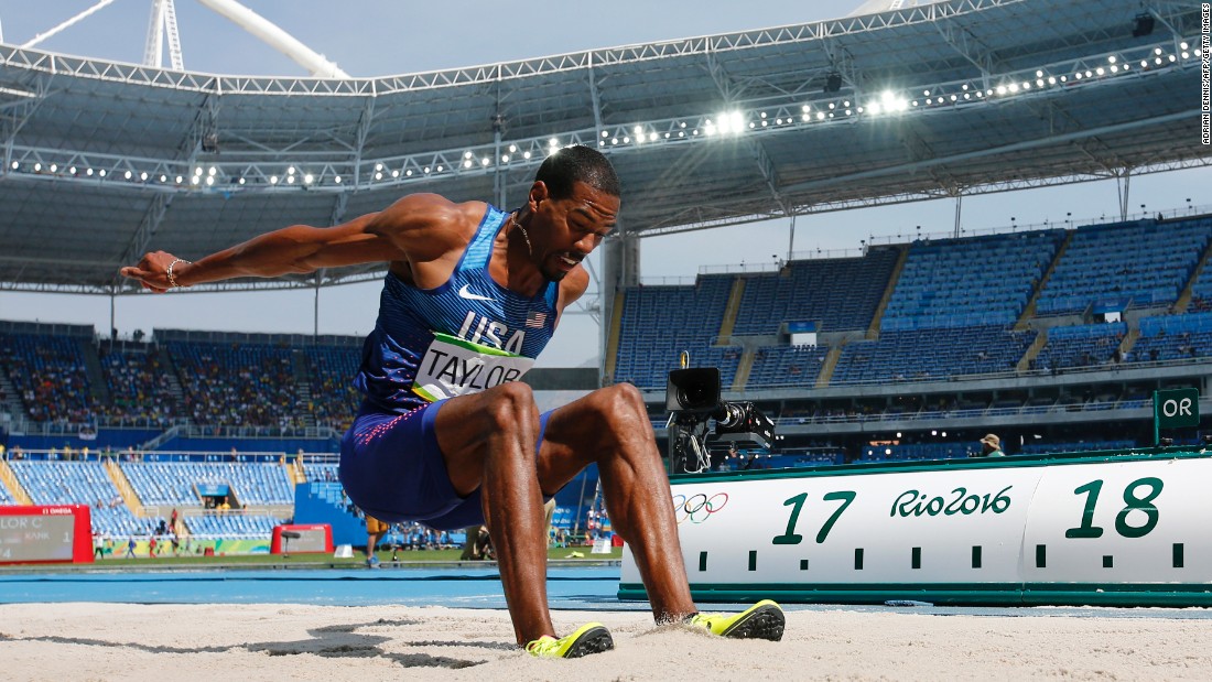 American Christian Taylor &lt;a href=&quot;http://edition.cnn.com/2016/08/16/sport/christian-taylor-retains-triple-jump-olympic-title/index.html&quot; target=&quot;_blank&quot;&gt;won gold&lt;/a&gt; in the triple jump. He also won the event in the 2012 London Games.