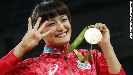 Icho is the first athlete to win four gold medals in wrestling.