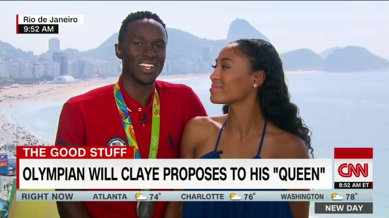 An Olympic engagement