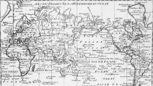 Chart of the world as per Mercator&#39;s projection, circa 1798, with the most recent discoveries. 