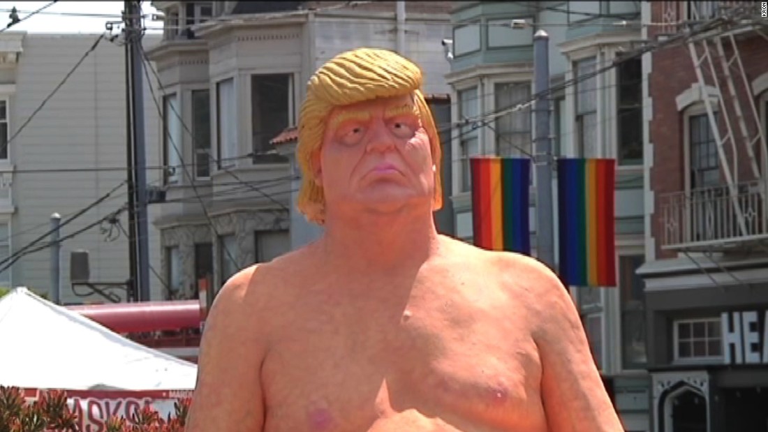 Naked Donald Trump Statue Appears In San Francisco - Cnn Video-9283