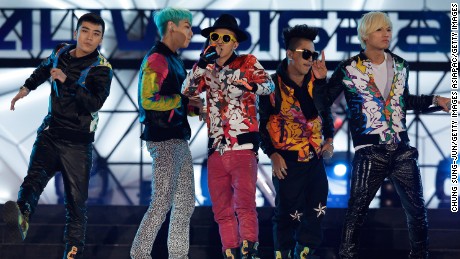 Seungri, G-Dragon, TOP, Taeyang and Daesung of Big Bang perform on the stage during a concert at the K-Collection In Seoul on March 11, 2012 in Seoul, South Korea. 