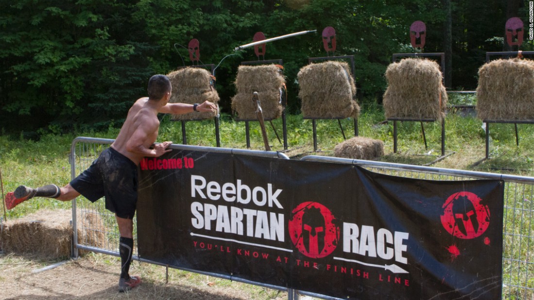 Failure to complete any obstacle results in 30 burpees, strictly enforced by volunteers staffing each obstacle. The spear throw has such a high rate of failure (you get only one shot) that it&#39;s basically a burpee station. 