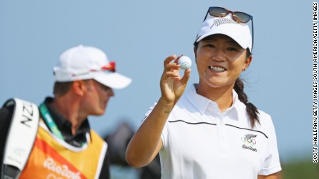 Olympic golf: Lydia Ko scores &#39;perfect&#39; hole-in-one at Rio 2016