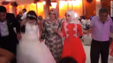 Video shows bombing at a Turkish wedding