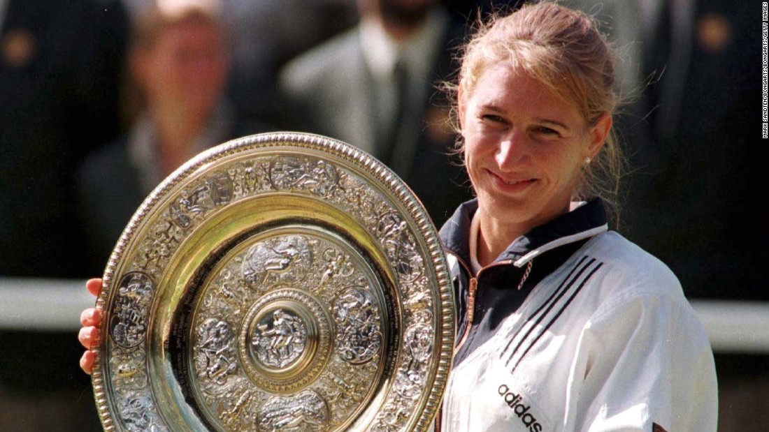 Graf, who is married to fellow former tennis star Andre Agassi, is also the only tennis player in history to have won each grand slam event at least four times.