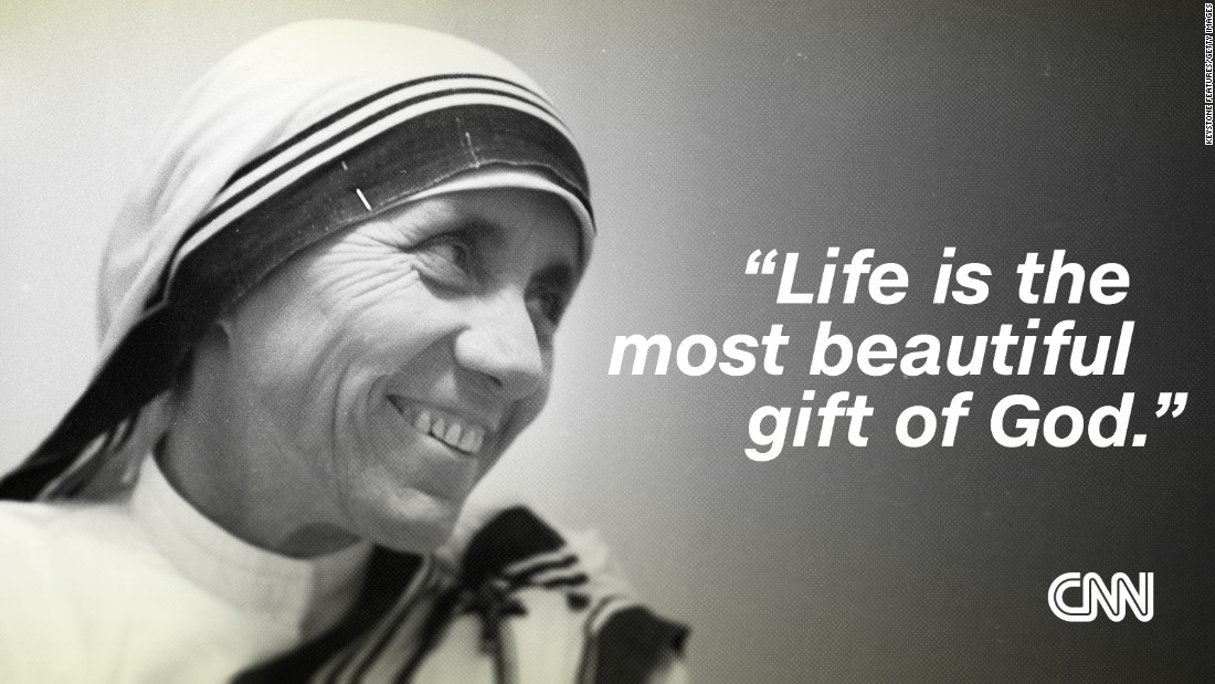 Mother Teresa: The 'Saint of the Gutters' in her own words