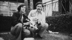 Pablo Escobar and his Son at White House Slippers – The Mob Wife