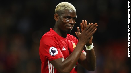 Paul Pogba joined Manchester United from Juventus for a record fee of $116 million. 