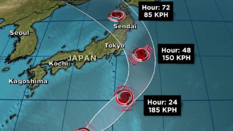 Typhoon Lionrock Predicted To Turn Toward Japan Cnn Video