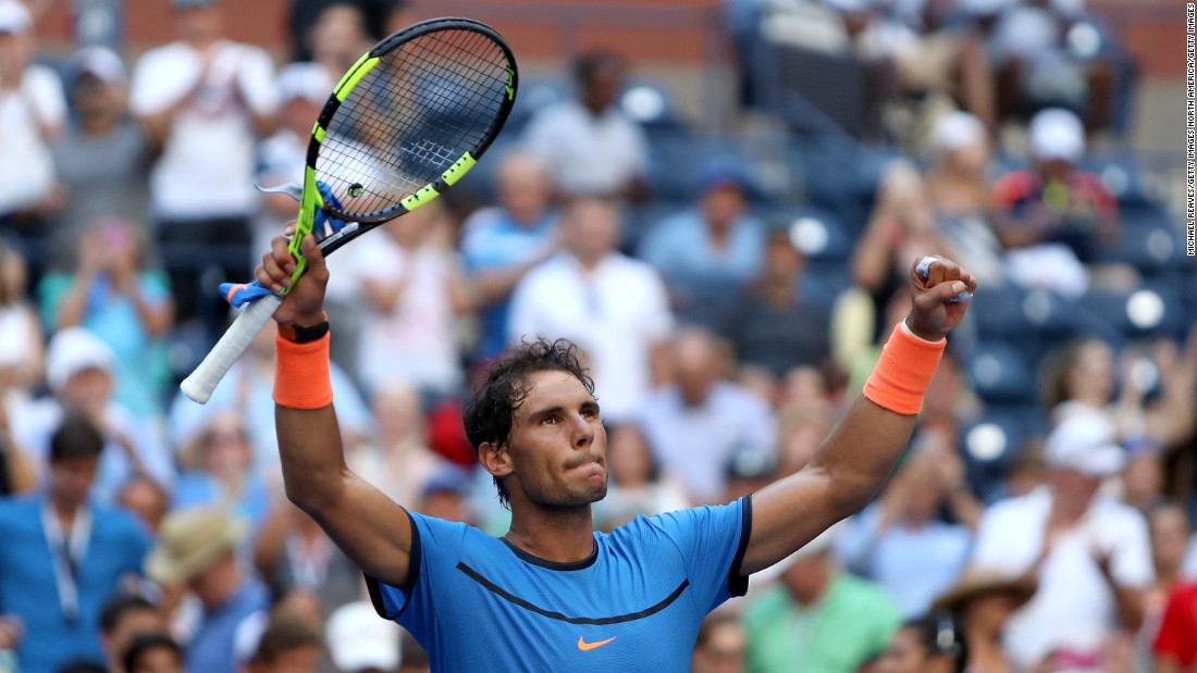 Two-time champion Rafa Nadal was happy to be back in grand slam action after a long-term wrist injury kept him out of both the French Open and Wimbledon. 