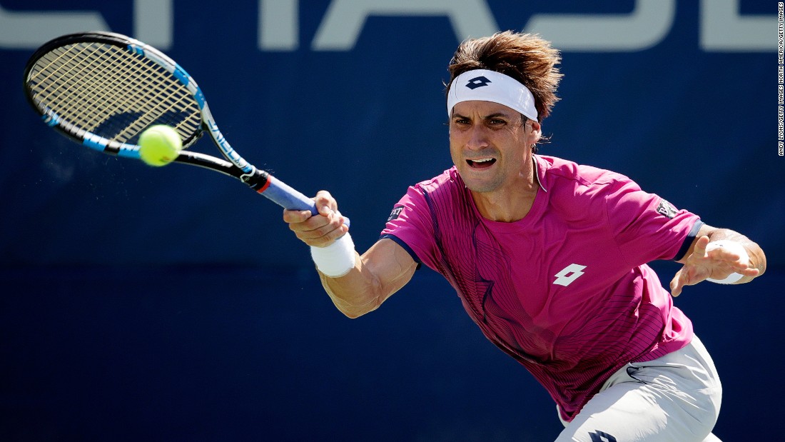 Verdasco&#39;s compatriot David Ferrer had more luck in his opening round match, progressing against Alexandr Dolgopolov after the Ukrainian was forced to retire before the end of the first set.  