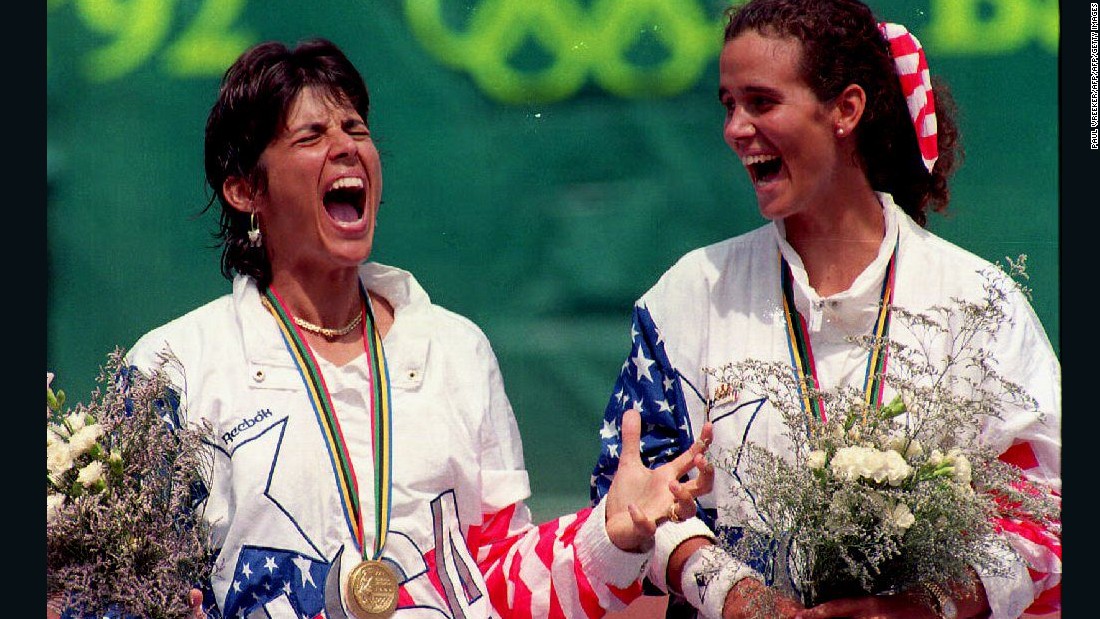 Puig is not the first Puerto Rican tennis player to win Olympic gold. Gigi Fernandez (left) was a two-time women&#39;s doubles champion representing  the United States at the 1992 and 1996 Games. She played for her native country at the 1984 Los Angeles Olympics, when tennis was a demonstration sport, before switching allegiances.  