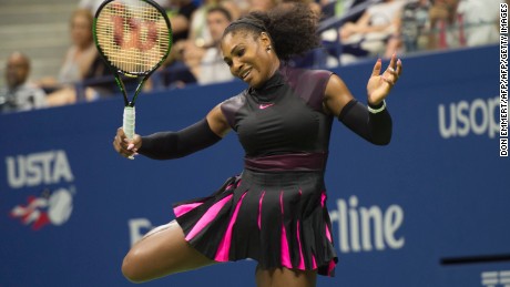 Serena is seeking to win her seventh US Open title.