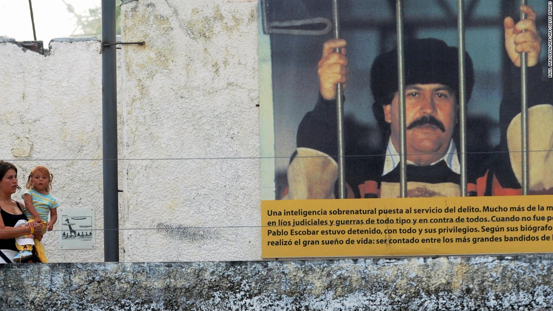 The house featured exhibits about the life of Escobar, who built a multibillion-dollar empire dealing cocaine. Along the way, he ordered the deaths of thousands of people, among 
them politicians, judges, journalists and rival traffickers.