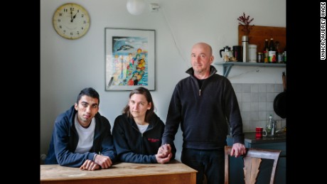 Newruz, a refugee from Homs in Syria, lives with Claudia and Tobias in Berlin, Germany.