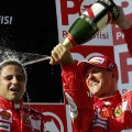 Massa and Schumacher ferrari f1 