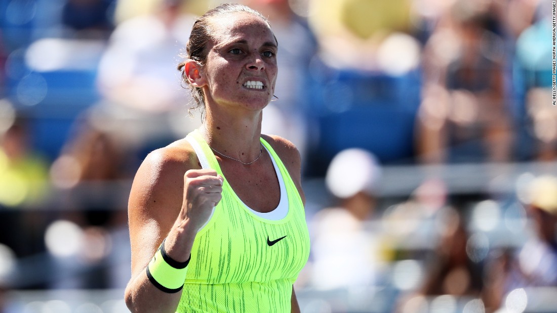 Vinci, who stunned Serena Williams last year, won 6-0 5-7 6-3 to reach round four. 