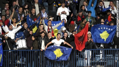 Some 11,000 Kosovo fans will travel to Albania for the game with Croatia.