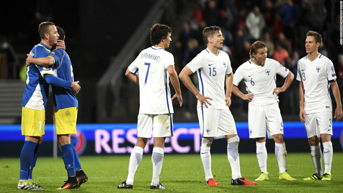 Kosovo marked its first competitive fixture on September 5, 2016 in a 2018 World Cup qualifier away to Finland. 