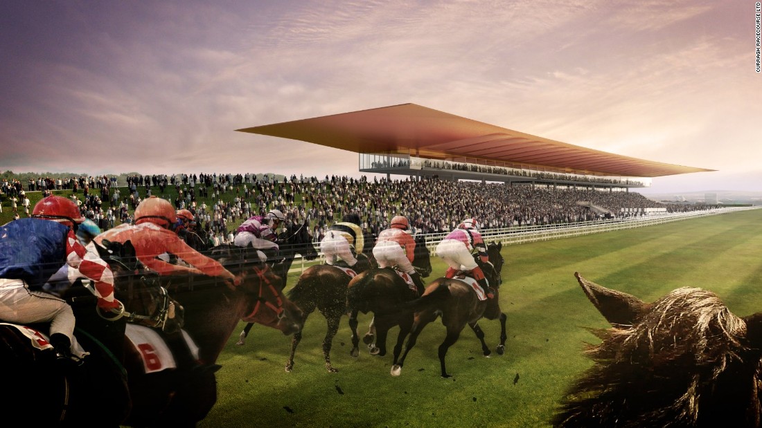 How the new-look Curragh will appear on a racing day.