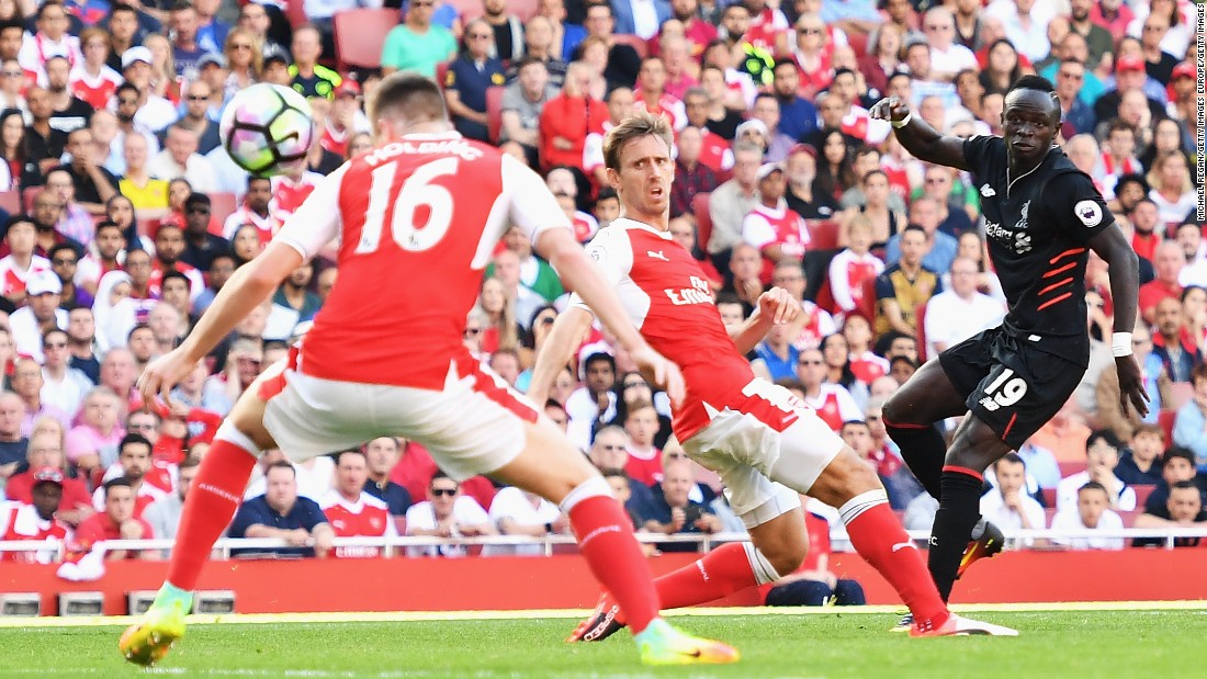 The academy has produced many stars such as Liverpool&#39;s Sadio Mane, seen here scoring against Arsenal.  